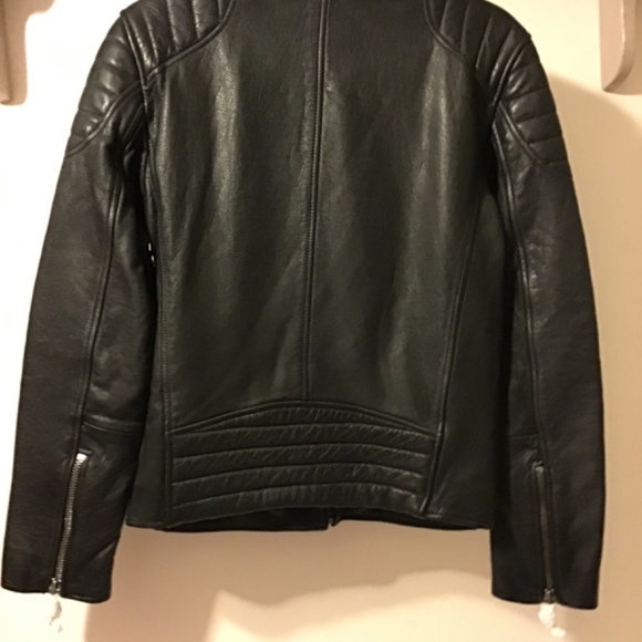 Gap Genuine Leather Jacket NWOT - Picture 3 of 3